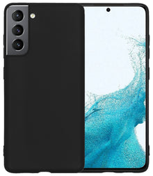 Forterra Samsung S22 Plus Hoesje Siliconen Backcover Lichtgewicht - Zwart