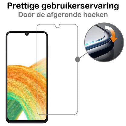 Forterra Samsung A33 Screenprotector Gehard Glas - Anti-kras