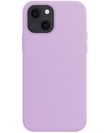 Forterra iPhone 15 Hoesje Siliconen Backcover Lichtgewicht - Lila