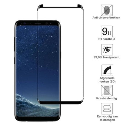 Forterra Samsung S8 Screenprotector Gehard Glas - Full Screen