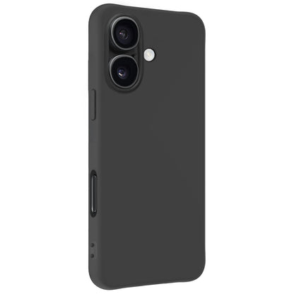 Forterra iPhone 16 Plus Hoesje Siliconen Backcover Lichtgewicht - Zwart