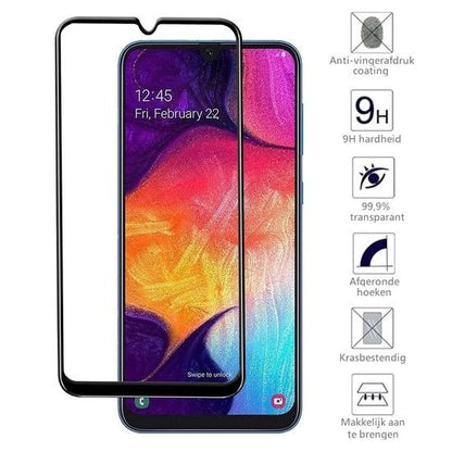 Forterra Samsung Galaxy A50 Screenprotector Gehard Glas - Full Screen