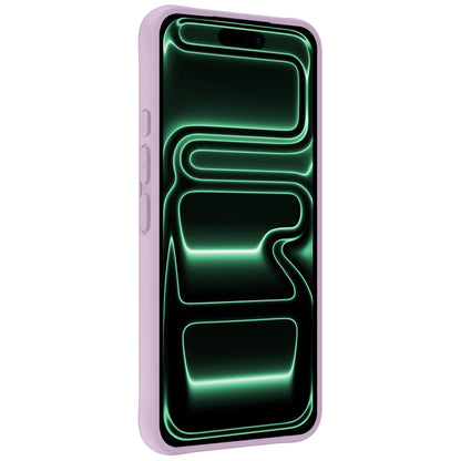 Forterra iPhone 17 Pro Hoesje Siliconen Backcover Lichtgewicht - Lila