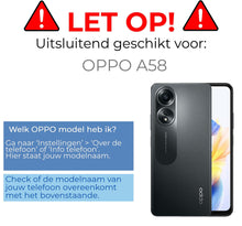 Forterra OPPO A58 Hoesje Shockproof Backcover Siliconen - Transparant