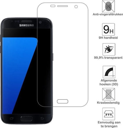 Forterra Samsung Galaxy S7 Screenprotector Gehard Glas - Anti-kras