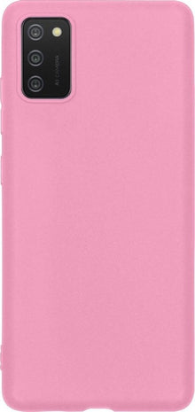 Forterra Samsung A02s Hoesje Siliconen Backcover Lichtgewicht - Lichtroze