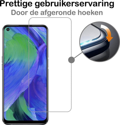 Forterra OPPO A54 5G Screenprotector Gehard Glas - Anti-kras