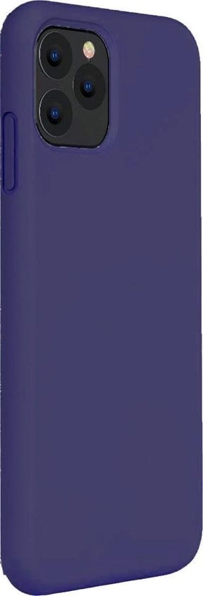 Forterra iPhone 11 Pro Hoesje Siliconen Backcover Lichtgewicht - Donkerblauw
