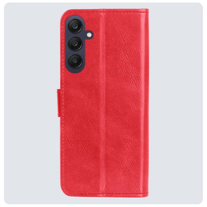 Forterra Samsung A25 Hoesje Bookcase Cover met Kaarthouder - Rood