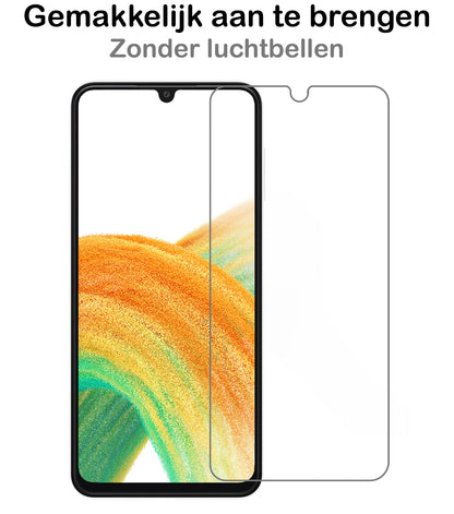 Forterra Samsung A33 Screenprotector Gehard Glas - Anti-kras