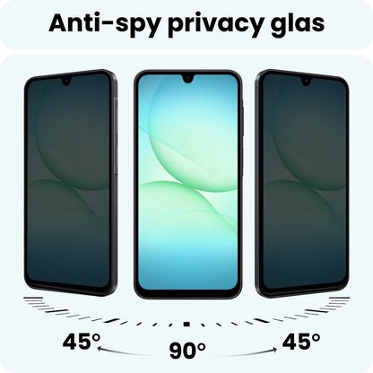 Forterra Samsung A17 Screenprotector Gehard Glas - Privacy