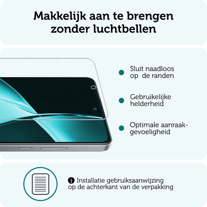 Forterra OnePlus Nord CE 4 Lite Screenprotector Gehard Glas - Anti-kras