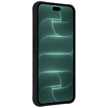 Forterra iPhone 18 Pro Max Hoesje Siliconen Backcover Lichtgewicht - Zwart
