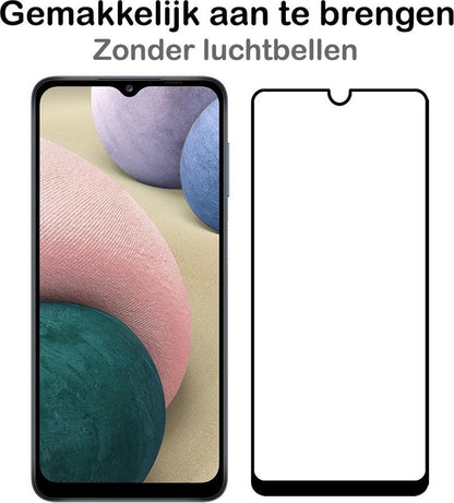 Forterra Samsung A12 Screenprotector Gehard Glas - Full Screen