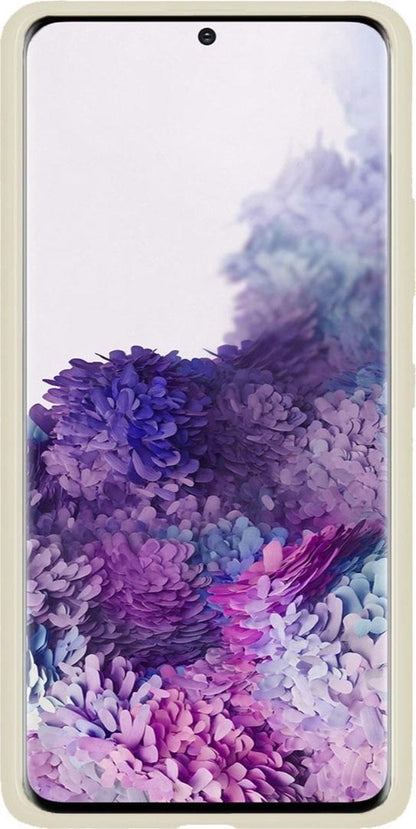 Forterra Samsung S20 Ultra Hoesje Siliconen Backcover Lichtgewicht - Wit