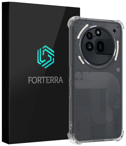 Forterra Nothing Phone 3a Pro Hoesje Shockproof Backcover Siliconen - Transparant