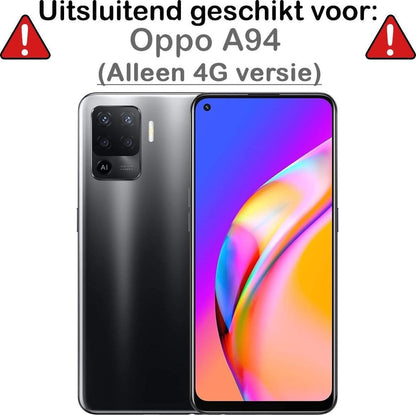 Forterra OPPO A94 Hoesje Shockproof Backcover Siliconen - Transparant