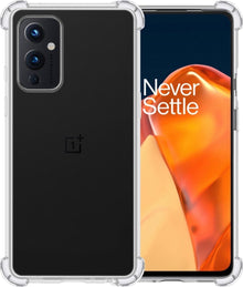 Forterra OnePlus 9 Hoesje Shockproof Backcover Siliconen - Transparant