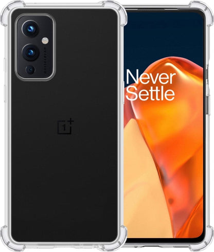 Forterra OnePlus 9 Hoesje Shockproof Backcover Siliconen - Transparant