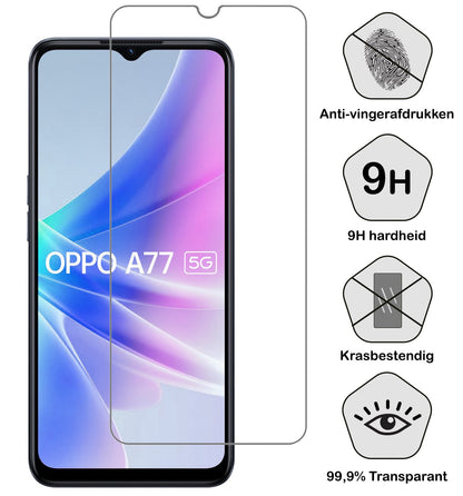 Forterra OPPO A77 Screenprotector Gehard Glas - Anti-kras