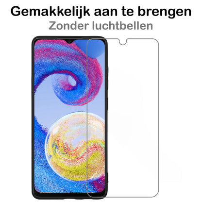 Forterra Samsung A04s Screenprotector Gehard Glas - Anti-kras