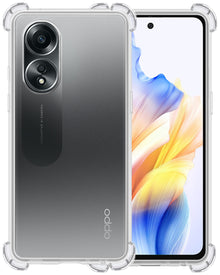 Forterra OPPO A58 Hoesje Shockproof Backcover Siliconen - Transparant