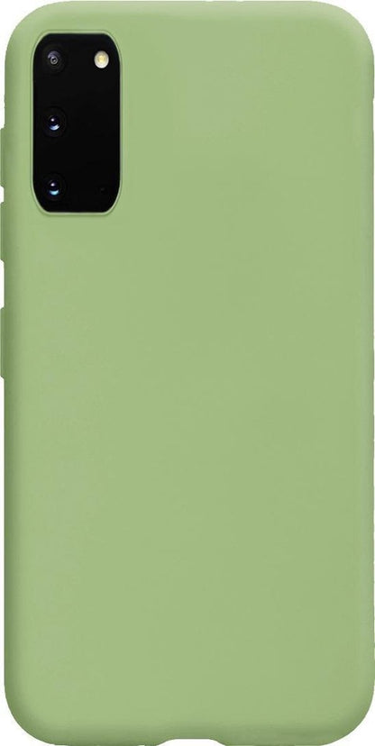 Forterra Samsung S20 Hoesje Siliconen Backcover Lichtgewicht - Groen