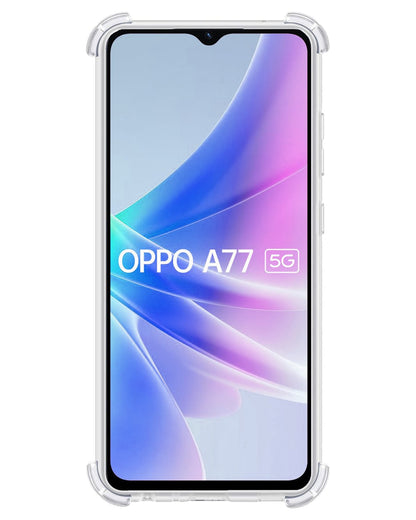 Forterra OPPO A77 Hoesje Shockproof Backcover Siliconen - Transparant