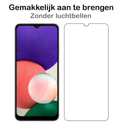 Forterra Samsung M22 Screenprotector Gehard Glas - Anti-kras