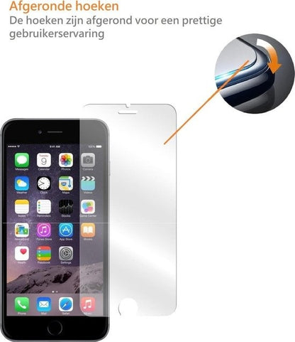 Forterra iPhone 8 Screenprotector Gehard Glas - Anti-kras