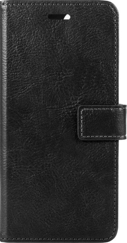 Forterra Samsung A22 4G Hoesje Bookcase Cover met Kaarthouder - Zwart