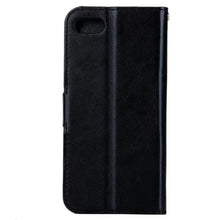 Forterra iPhone SE 2020 Hoesje Bookcase Cover met Kaarthouder - Zwart