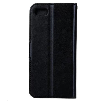 Forterra iPhone SE 2020 Hoesje Bookcase Cover met Kaarthouder - Zwart