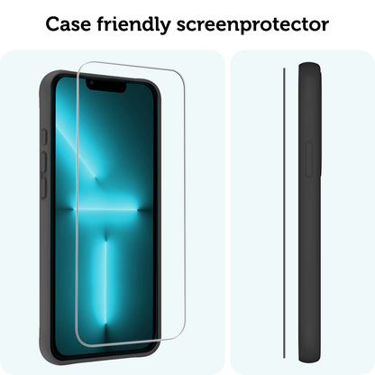 Forterra iPhone 13 Mini Screenprotector Gehard Glas met Installatieframe