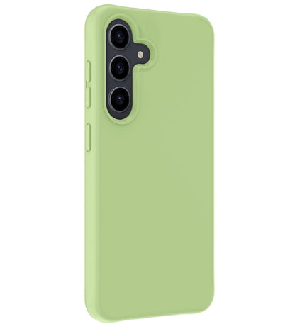 Forterra Samsung A55 Hoesje Siliconen Backcover Lichtgewicht - Groen