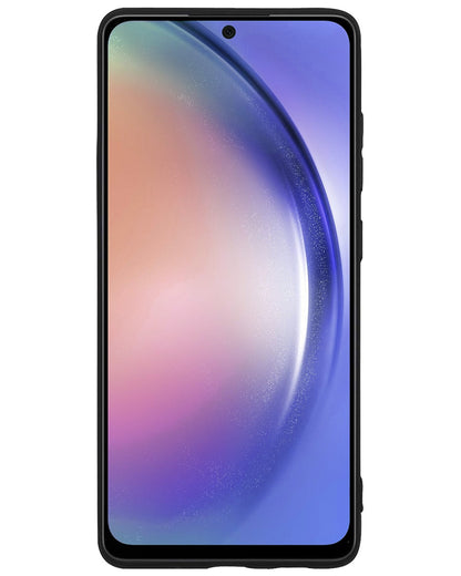 Forterra Samsung A54 Hoesje Siliconen Backcover Lichtgewicht - Zwart