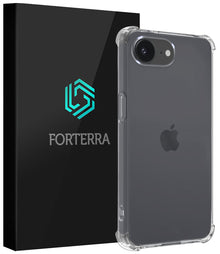 Forterra iPhone 16e Hoesje Shockproof Backcover Siliconen - Transparant