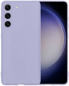 Forterra Samsung S23 Hoesje Siliconen Backcover Lichtgewicht - Lila