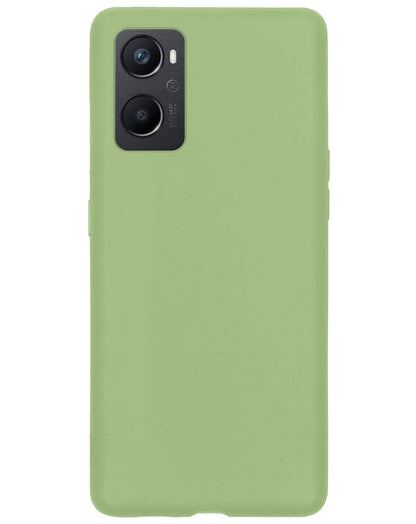 Forterra OPPO A76 Hoesje Siliconen Backcover Lichtgewicht - Groen