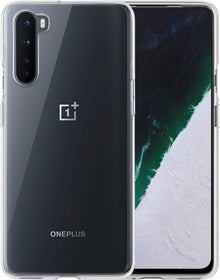 Forterra OnePlus Nord Hoesje Siliconen Backcover Lichtgewicht - Transparant