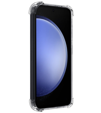 Forterra Samsung S23 FE Hoesje Shockproof Backcover Siliconen - Transparant