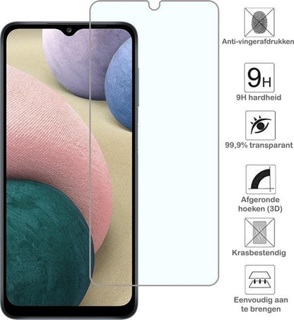 Forterra Samsung A12 Screenprotector Gehard Glas - Anti-kras
