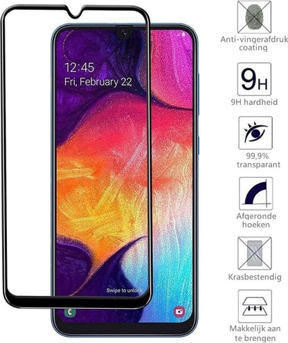 Forterra Samsung A10 Screenprotector Gehard Glas - Full Screen