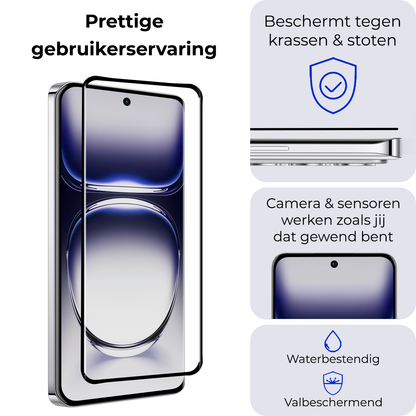 Forterra OPPO Reno 12 Screenprotector Gehard Glas - Full Screen