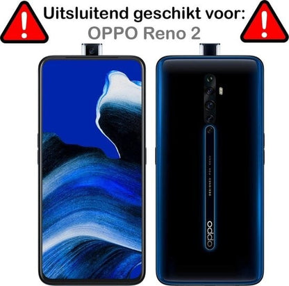 Forterra OPPO Reno 2 Hoesje Shockproof Backcover Siliconen - Transparant