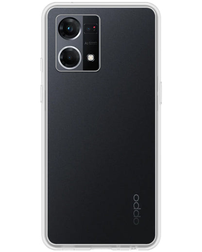 Forterra OPPO Reno 7 Hoesje Siliconen Backcover Lichtgewicht - Transparant