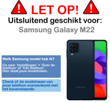 Forterra Samsung M22 Screenprotector Gehard Glas - Anti-kras