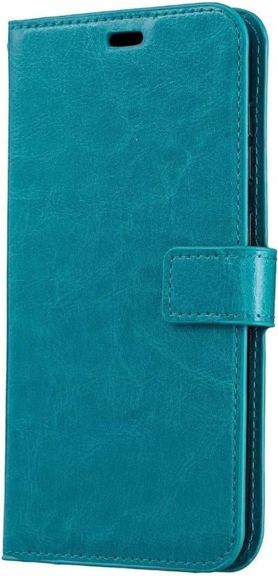 Forterra Samsung Galaxy A50 Hoesje Bookcase Cover met Kaarthouder - Turquoise