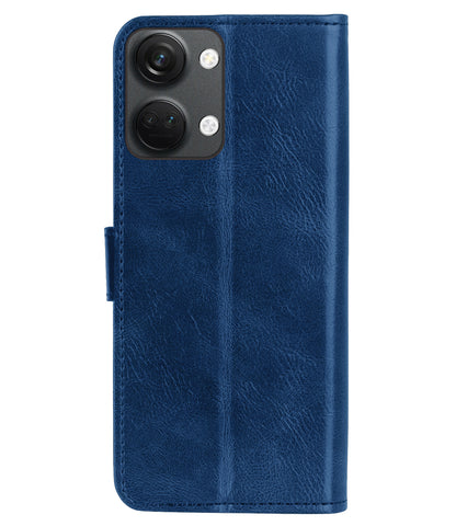 Forterra OnePlus Nord 3 Hoesje Bookcase Cover met Kaarthouder - Donkerblauw