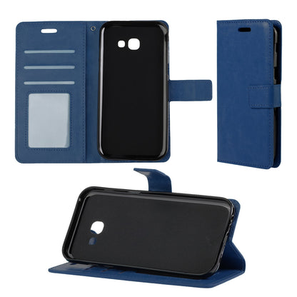 Forterra Samsung Galaxy A5 2017 Hoesje Bookcase Cover met Kaarthouder - Donkerblauw